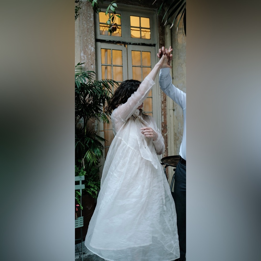 Runaway Bicycle Aouli Dress Ivory XS - Picture 9 of 10